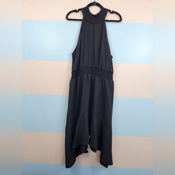 NWT Maurices Plus Size Smocked Mock Neck Dress - Picture 7 of 9